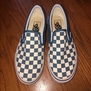 Checkered vans Size 7